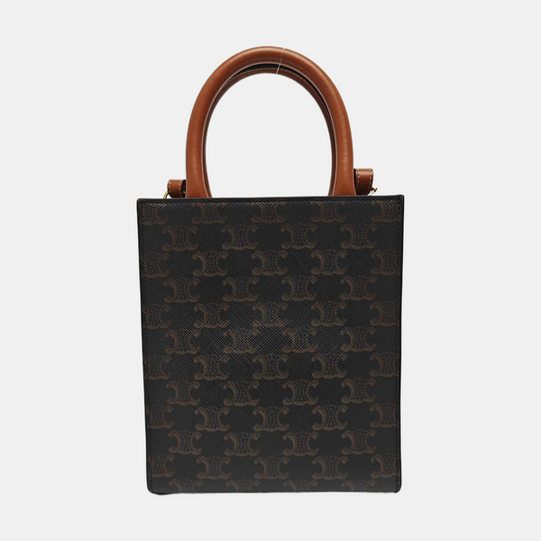 CABAS CELINE Mini Coated Canvas Brown