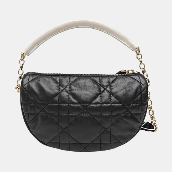 Dior Vibe Hobo Quilted Lambskin Black
