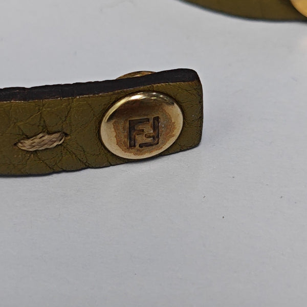 Leather Green Bracelet
