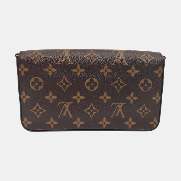 FÉLICIE Monogram Coated Canvas Brown
