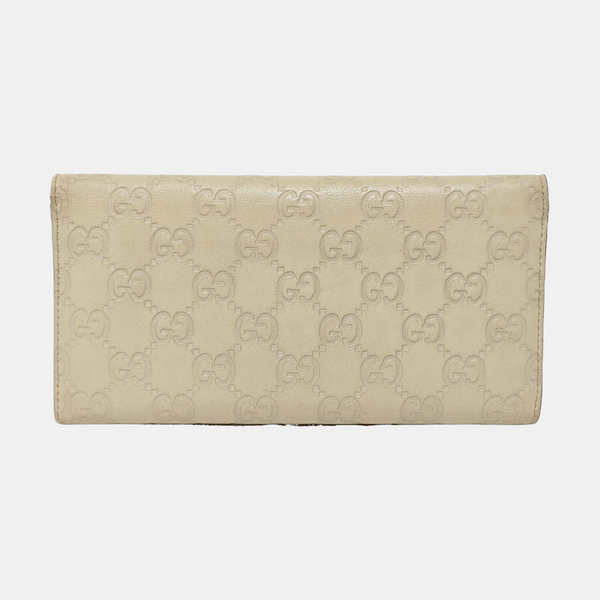 Monogram Calfskin Wallet Beige