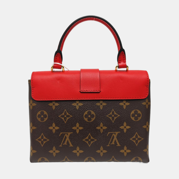 LOCKY BB Monogram Coated Canvas Red