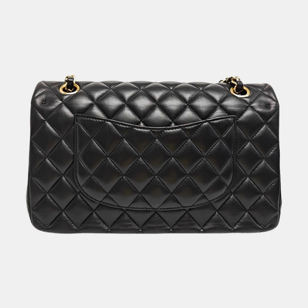 CLASSIC FLAP Medium Quilted Lambskin Black