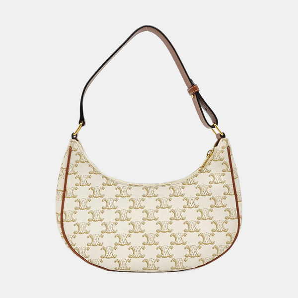 Authenticated pre-owned AVA Coated Canvas Beige - Top Handle Bag at Looply