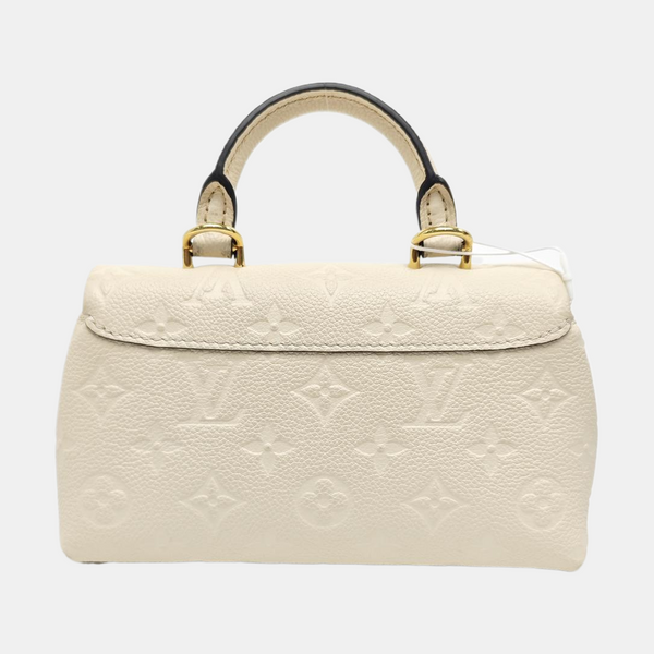 NANO MADELEINE Nano Monogram Calfskin Beige