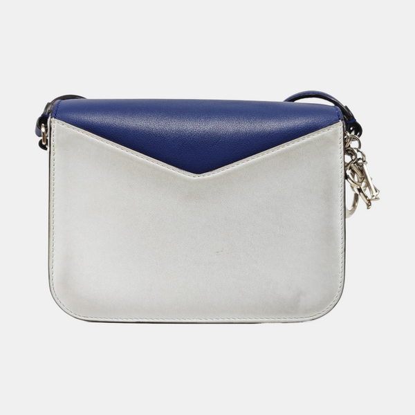 Calfskin Shoulder Bag Blue