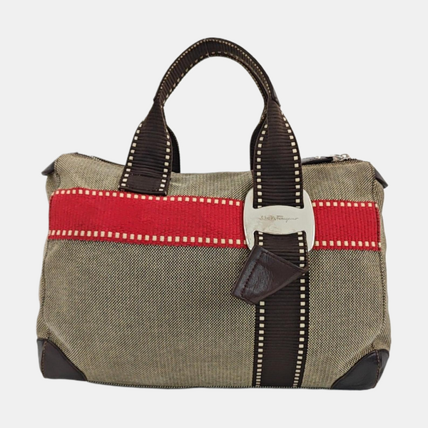 Canvas Shoulder Bag Gray