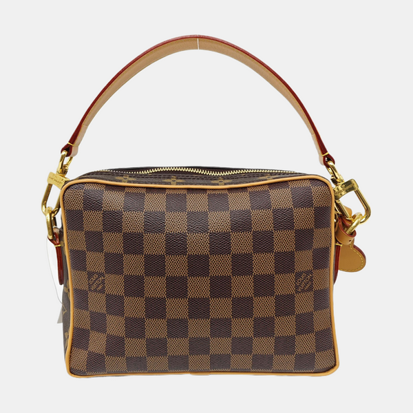 NIL Damier Ebene Coated Canvas Brown