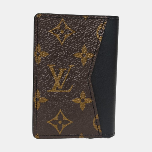 Monogram Coated Canvas Card Holder Mini Brown