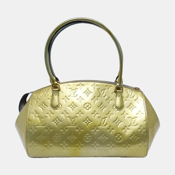 SHERWOOD Monogram Patent Leather Green