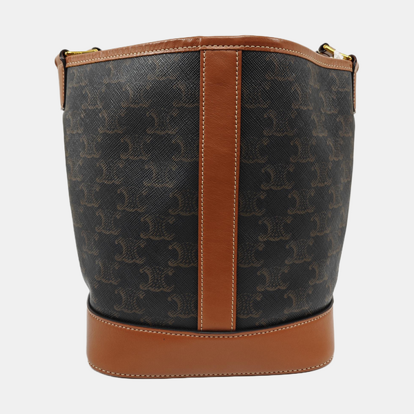 TRIOMPHE CANVAS Small Coated Canvas Brown