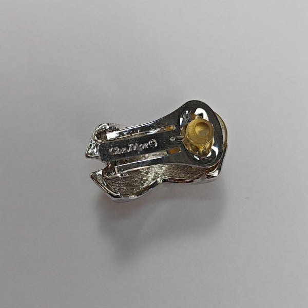 Metal Silver Clip On Earrings