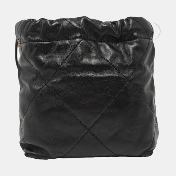 CHANEL 22 Mini Quilted Calfskin Black