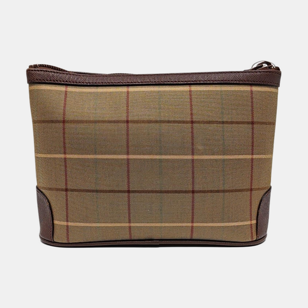 Canvas Clutch Green