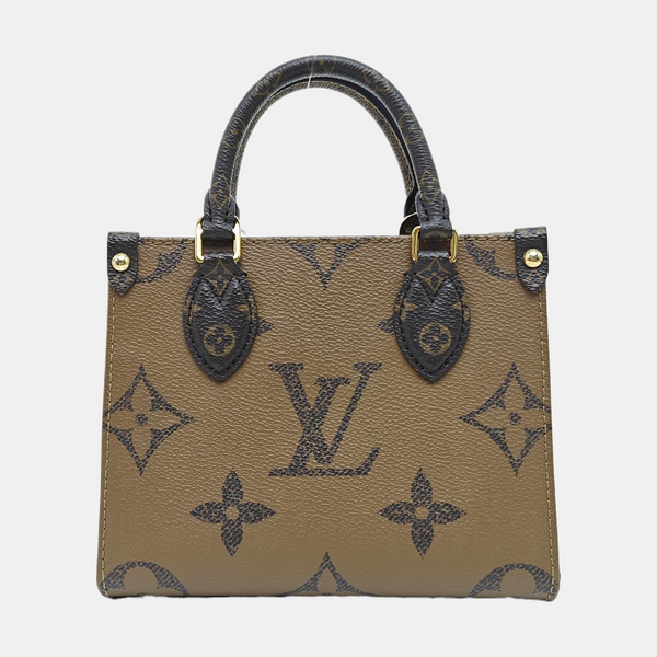 ONTHEGO BB Lona Revestida Monogram Marrón