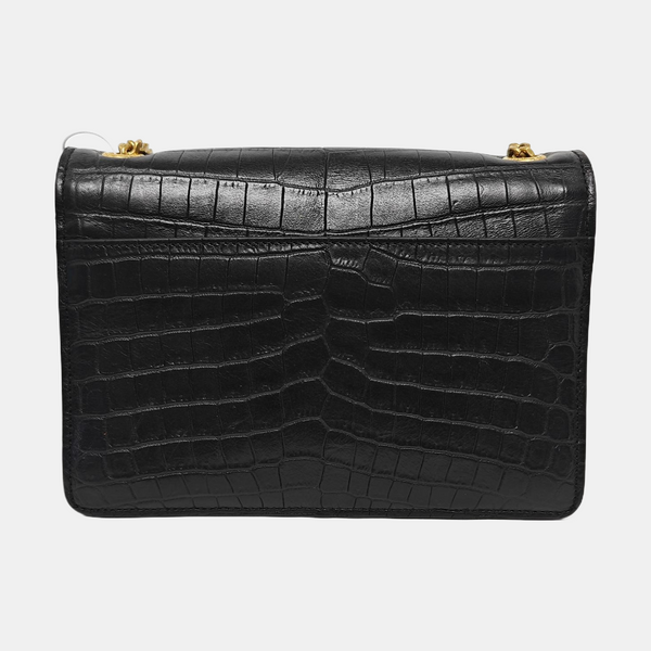 SUNSET Small Calfskin Black