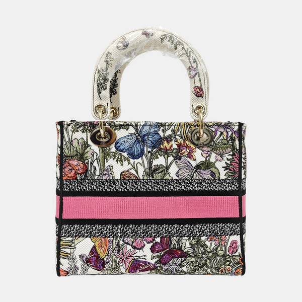 Lady D-Lite Medium Canvas Multicolor