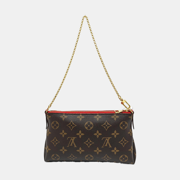 PALLAS BB Monogram Coated Canvas Brown