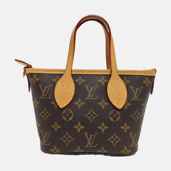 NEVERFULL BB Monogram Coated Canvas Brown