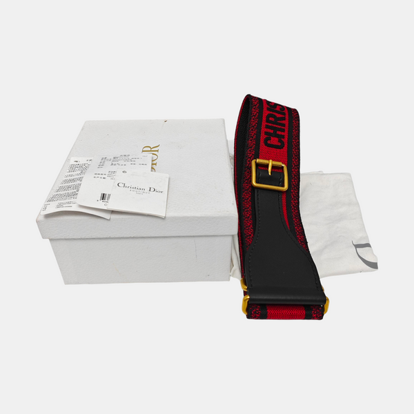 Fabric Belt Red