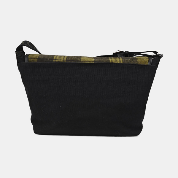 Fabric Shoulder Bag Black