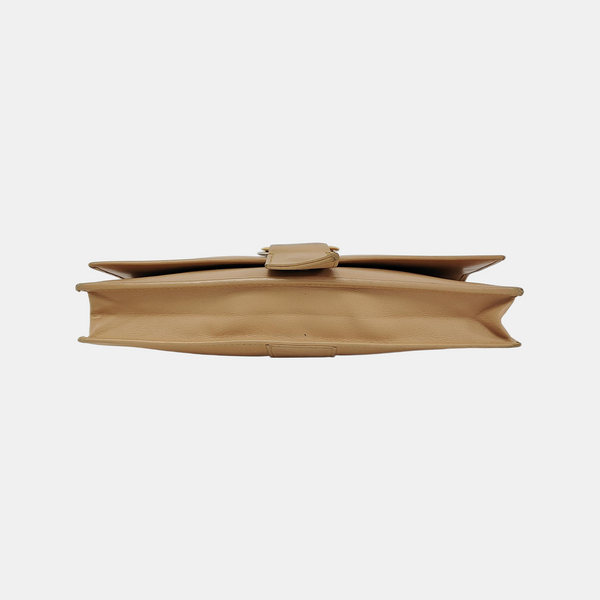 Leather Wallet Beige