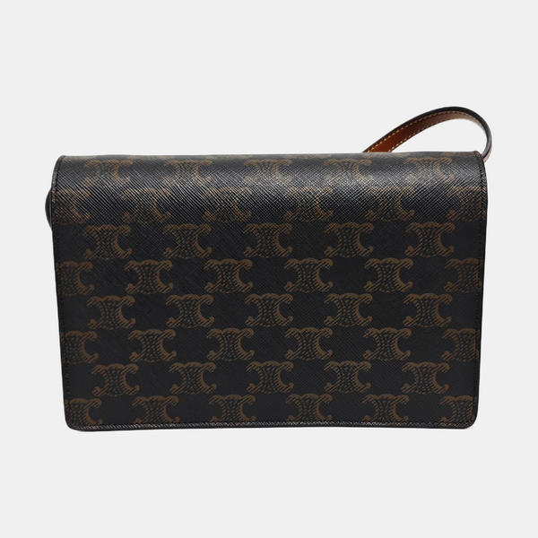 TRIOMPHE CANVAS Coated Canvas Brown