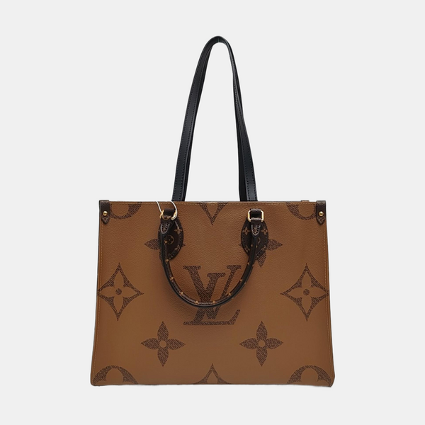 ONTHEGO MM Monogram Coated Canvas Brown