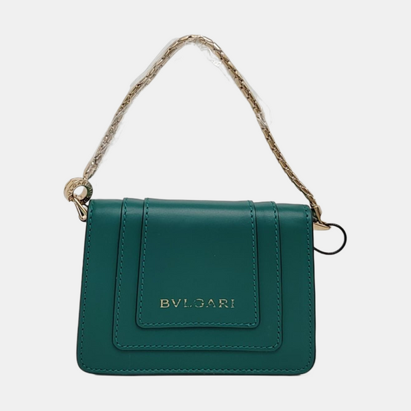 SERPENTI FOREVER Quilted Calfskin Green