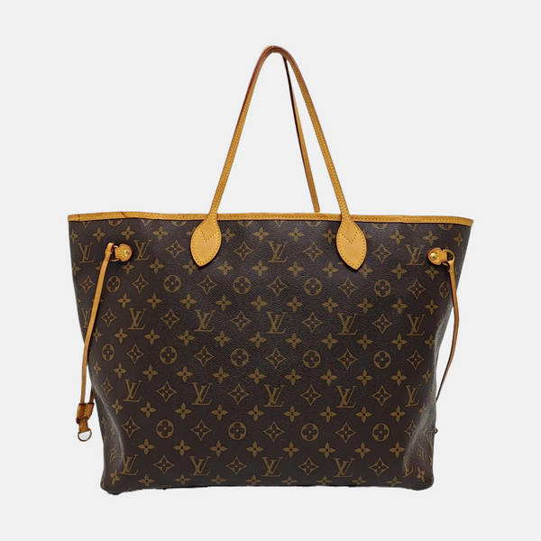 NEVERFULL GM Monogram Coated Canvas Brown