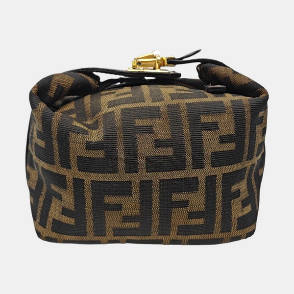 Canvas Top Handle Bag Brown