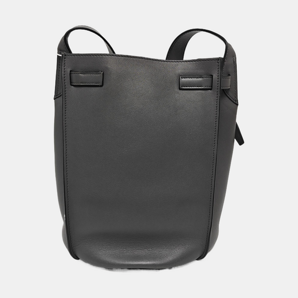 Authenticated pre-owned BIG BAG Calfskin Grey - Bucket Bag at Looply