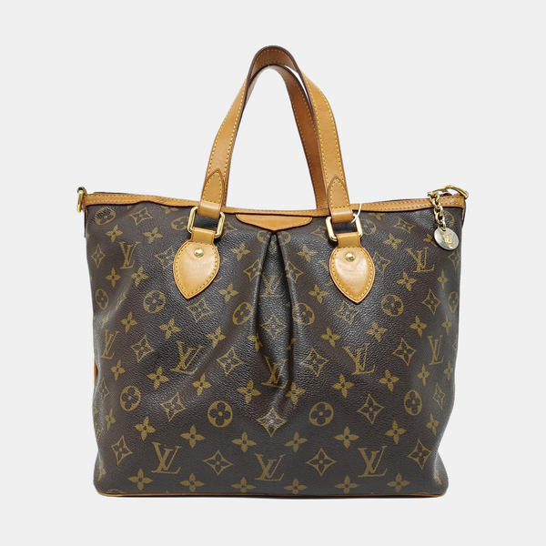PALERMO PM Monogram Coated Canvas Brown