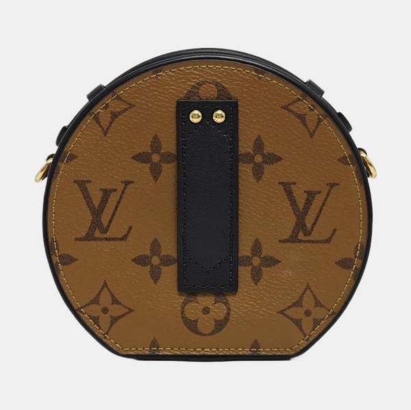BOITE CHAPEAU Mini Monogram Coated Canvas Brown