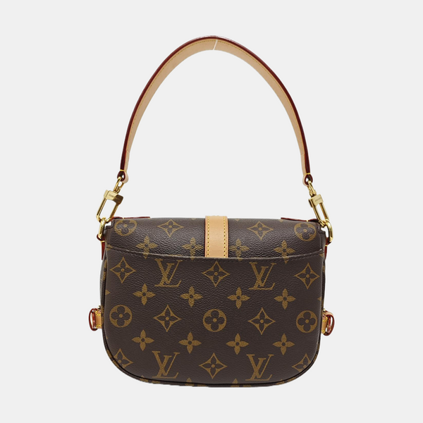SAUMUR BB Monogram Coated Canvas Brown