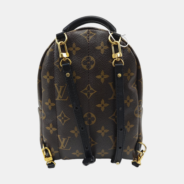 PALM SPRINGS Mini Monogram Coated Canvas Brown