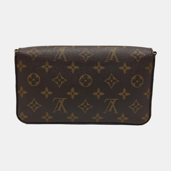 FÉLICIE Monogram Coated Canvas Brown