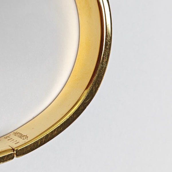 Clic H Metal Gold Bangle