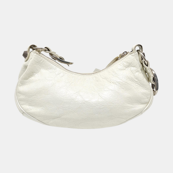 Le Cagole Small Lambskin White