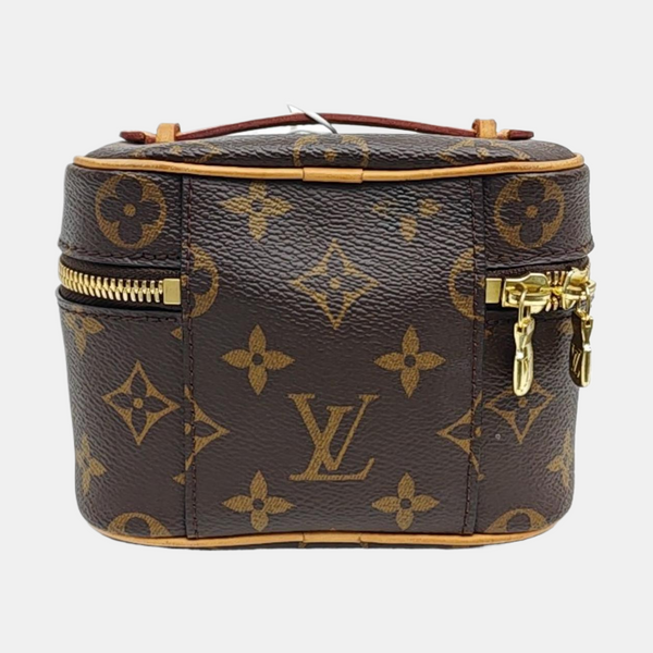 NICE Super Mini Monogram Coated Canvas Brown