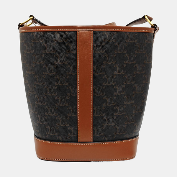 TRIOMPHE CANVAS Small Coated Canvas Brown