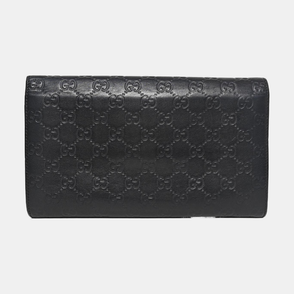 Monogram Calfskin Clutch Black