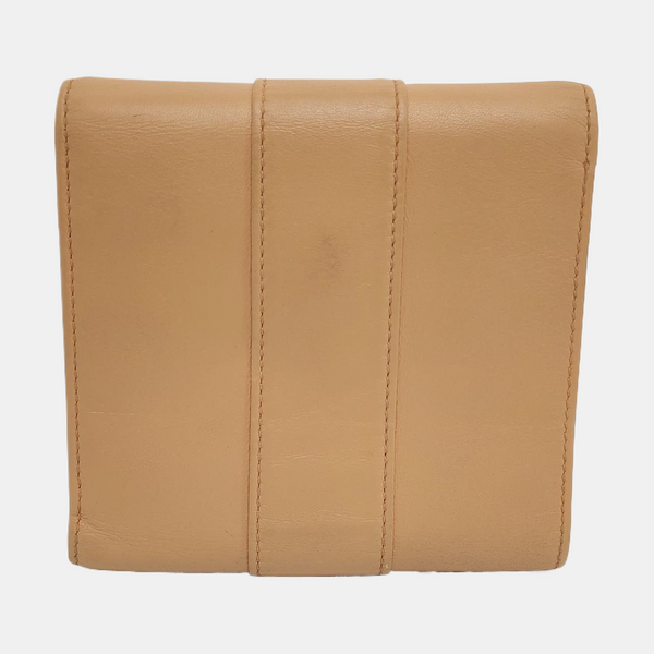 Calfskin Wallet Beige
