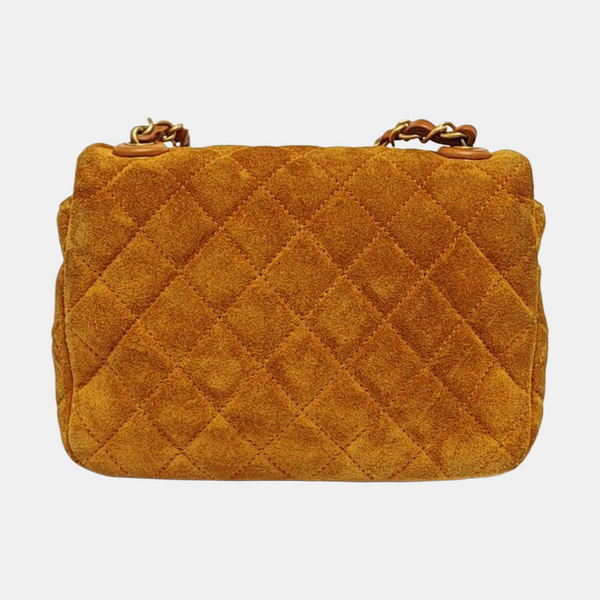 CLASSIC FLAP Mini Quilted Calfskin Beige