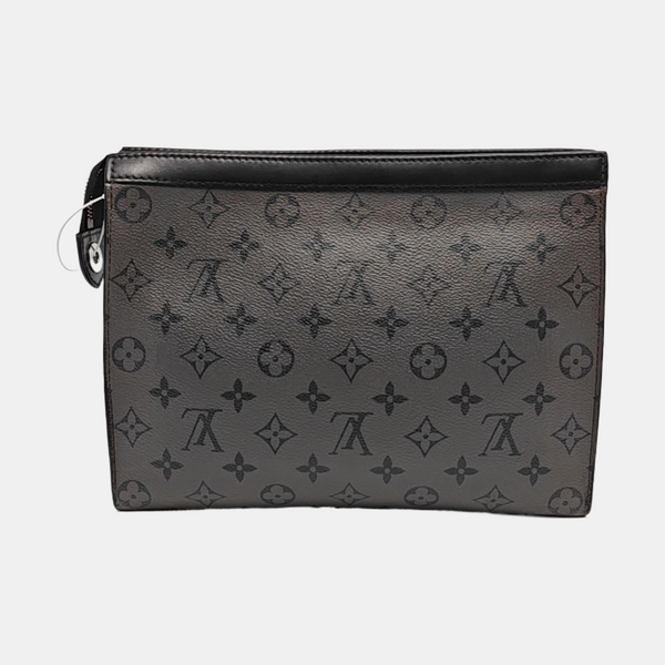 Pochette Voyag MM Monogram Coated Canvas Gray