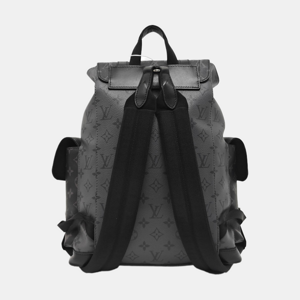 CHRISTOPHER PM Monogram Coated Canvas Gray