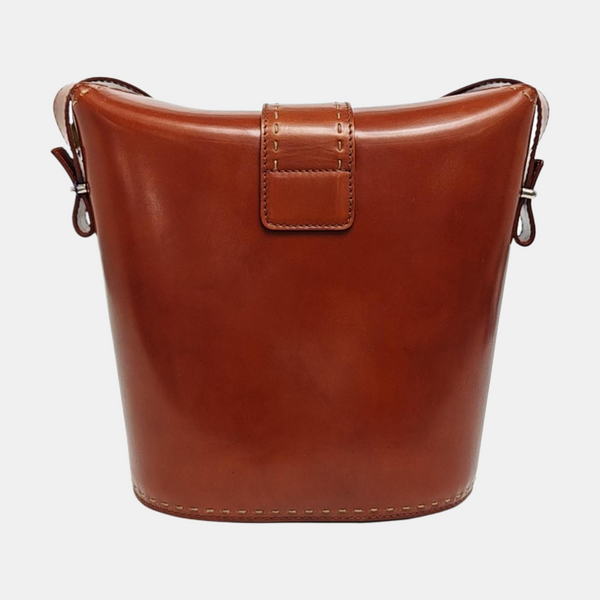 Calfskin Bucket Bag Brown