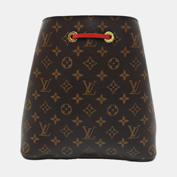 NÉONOÉ MM Monogram Coated Canvas Brown