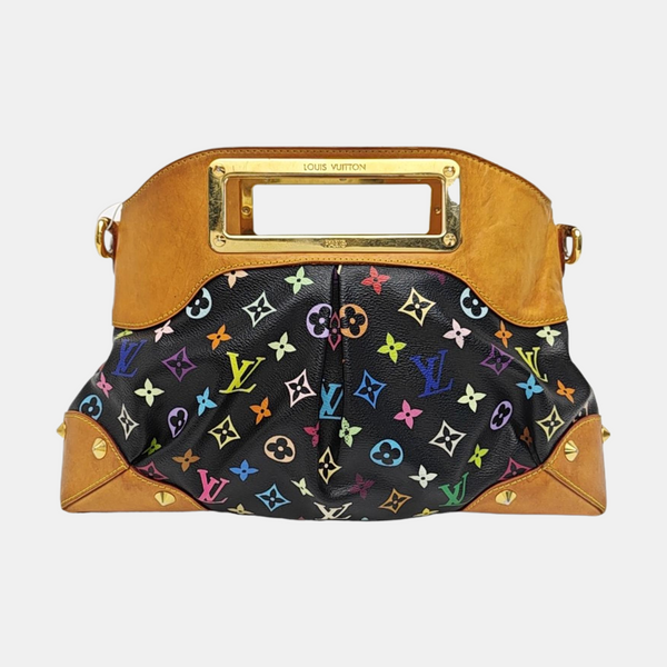 LV × TM JUDY Monogram Coated Canvas Black