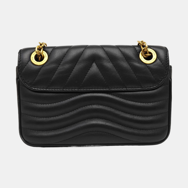 NEW WAVE PM Quilted Calfskin Black
